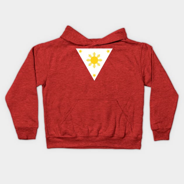 Philippines Sun Star Kids Hoodie by Historia